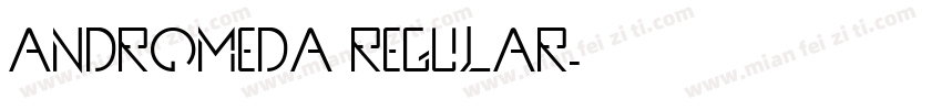 Andromeda Regular字体转换